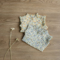 Load image into Gallery viewer, Baby Kid Girls Flower Print Tank Tops Wholesale 220526283
