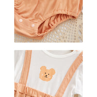 Load image into Gallery viewer, Baby Unisex Color-blocking Print Rompers Wholesale 220526285
