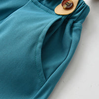 Load image into Gallery viewer, 2 Pieces Set Baby Kid Boys Dressy Striped Checked Bow Shirts And Shorts Suits Wholesale 220526292
