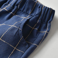 Load image into Gallery viewer, 3 Pieces Set Baby Kid Boys Checked Vests Waistcoats Bow Shirts And Shorts Suits Wholesale 22052631
