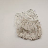 Load image into Gallery viewer, 2 Pieces Set Baby Girls Flower Print Tops And Shorts Wholesale 220526318
