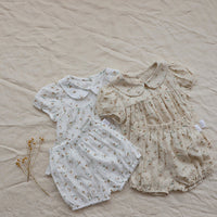 Load image into Gallery viewer, 2 Pieces Set Baby Girls Flower Print Tops And Shorts Wholesale 220526318
