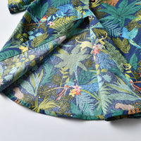 Load image into Gallery viewer, 2 Pieces Set Baby Kid Boys Plant Bow Print Polo Shirts And Shorts Wholesale 22052632
