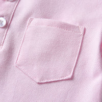 Load image into Gallery viewer, 2 Pieces Set Baby Kid Unisex Solid Color Polo Shirts And Shorts Wholesale 22052633
