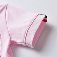 Load image into Gallery viewer, 2 Pieces Set Baby Kid Unisex Solid Color Polo Shirts And Shorts Wholesale 22052633
