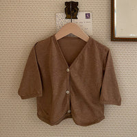 Load image into Gallery viewer, Baby Kid Girls Solid Color Jackets Outwears Wholesale 220526343
