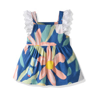 Load image into Gallery viewer, 2 Pieces Set Baby Kid Girls Graphic Print Dresses And Shorts Wholesale 220526347
