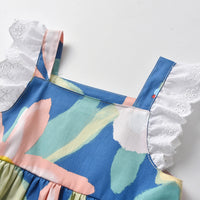 Load image into Gallery viewer, 2 Pieces Set Baby Kid Girls Graphic Print Dresses And Shorts Wholesale 220526347
