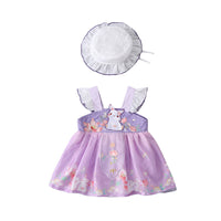 Load image into Gallery viewer, Baby Girls Animals Cartoon Embroidered Print Dresses Wholesale 220526349
