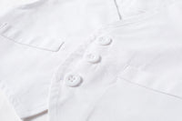 Load image into Gallery viewer, 2 Pieces Set Baby Unisex Dressy Solid Color Vests Waistcoats And Bow Jumpsuits Hats Wholesale 220526355
