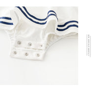 Load image into Gallery viewer, Baby Girls Solid Color Bow Dresses Wholesale 22052637
