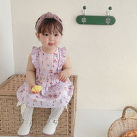 Load image into Gallery viewer, Baby Kid Girls Flower Print Dresses Wholesale 220526374
