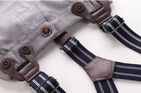 Load image into Gallery viewer, 2 Pieces Set Baby Boys Solid Color Bow Rompers And Shorts Wholesale 220526387
