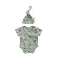 Load image into Gallery viewer, Baby Unisex Dinosaur Animals Cartoon Print Rompers And Hats Wholesale 220526414
