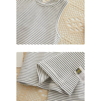 Load image into Gallery viewer, 2 Pieces Set Baby Kid Unisex Striped Tank Tops And Shorts Wholesale 220526416

