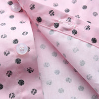 Load image into Gallery viewer, 2 Pieces Set Baby Kid Boys Dressy Polka dots Bow Print Shirts And Solid Color Shorts Suits Wholesale 220526417
