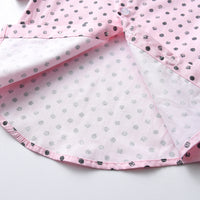 Load image into Gallery viewer, 2 Pieces Set Baby Kid Boys Dressy Polka dots Bow Print Shirts And Solid Color Shorts Suits Wholesale 220526417
