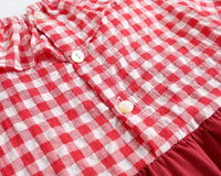 Load image into Gallery viewer, Baby Kid Girls Checked Rompers Wholesale 22052643
