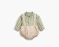 Load image into Gallery viewer, Baby Boys Checked Rompers Wholesale 22052655
