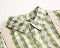 Load image into Gallery viewer, Baby Boys Checked Rompers Wholesale 22052655
