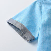 Load image into Gallery viewer, 2 Pieces Set Baby Kid Boys Bow Shirts And Solid Color Rompers Wholesale 22052663
