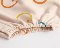 Load image into Gallery viewer, Baby Girls Expression Print Rompers And Jumpsuits And Accessories Bow Headwear Wholesale 22052664
