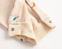 Load image into Gallery viewer, Baby Girls Expression Print Rompers And Jumpsuits And Accessories Bow Headwear Wholesale 22052664
