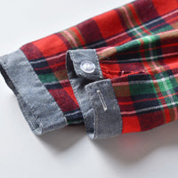 Load image into Gallery viewer, 2 Pieces Set Baby Kid Boys Checked Bow Shirts And Solid Color Jumpsuits Wholesale 22052666
