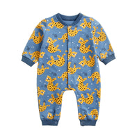 Load image into Gallery viewer, Baby Kid Unisex Animals Cartoon Print Jumpsuits Wholesale 22052668
