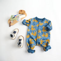 Load image into Gallery viewer, Baby Kid Unisex Animals Cartoon Print Jumpsuits Wholesale 22052668
