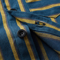 Load image into Gallery viewer, 2 Pieces Set Baby Kid Boys Dressy Striped Shirts Suits And Solid Color Shorts Wholesale 22052670
