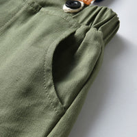 Load image into Gallery viewer, 2 Pieces Set Baby Kid Boys Dressy Striped Shirts Suits And Solid Color Shorts Wholesale 22052670
