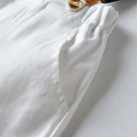 Load image into Gallery viewer, 3 Pieces Set Baby Kid Boys Dressy Solid Color Blazers Suits And Bow Shirts And Pants Wholesale 22052674
