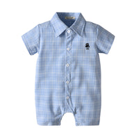 Load image into Gallery viewer, Baby Kid Unisex Checked Jumpsuits Wholesale 22052682
