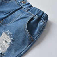 Load image into Gallery viewer, Baby Kid Boys Ripped Jeans Wholesale 22052688
