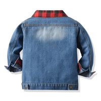 Load image into Gallery viewer, Baby Kid Unisex Checked Jackets Outwears Wholesale 22052689
