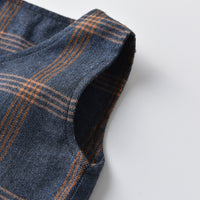 Load image into Gallery viewer, 3 Pieces Set Baby Kid Boys Dressy Birthday Party Solid Color Bow Shirts And Checked Vests Waistcoats And Pants Wholesale 22052692
