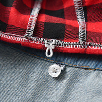 Load image into Gallery viewer, Baby Kid Boys Checked Ripped Jackets Outwears Wholesale 22052693
