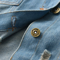 Load image into Gallery viewer, Baby Kid Boys Checked Ripped Jackets Outwears Wholesale 22052693
