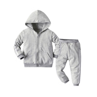 Load image into Gallery viewer, 2 Pieces Set Baby Kid Unisex Sports Color-blocking Jackets Outwears And Pants Wholesale 22052695
