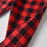 Load image into Gallery viewer, 2 Pieces Set Baby Kid Unisex Checked Shirts And Pants Sleepwears Wholesale 22052696
