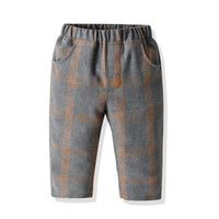 Load image into Gallery viewer, 3 Pieces Set Baby Kid Boys Dressy Solid Color Shirts Checked Vests Waistcoats And Pants Wholesale 22052697
