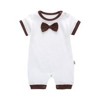 Load image into Gallery viewer, Baby Unisex Bow Print Jumpsuits Wholesale 22053003
