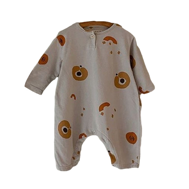 Baby Unisex Print Jumpsuits Wholesale 220530101