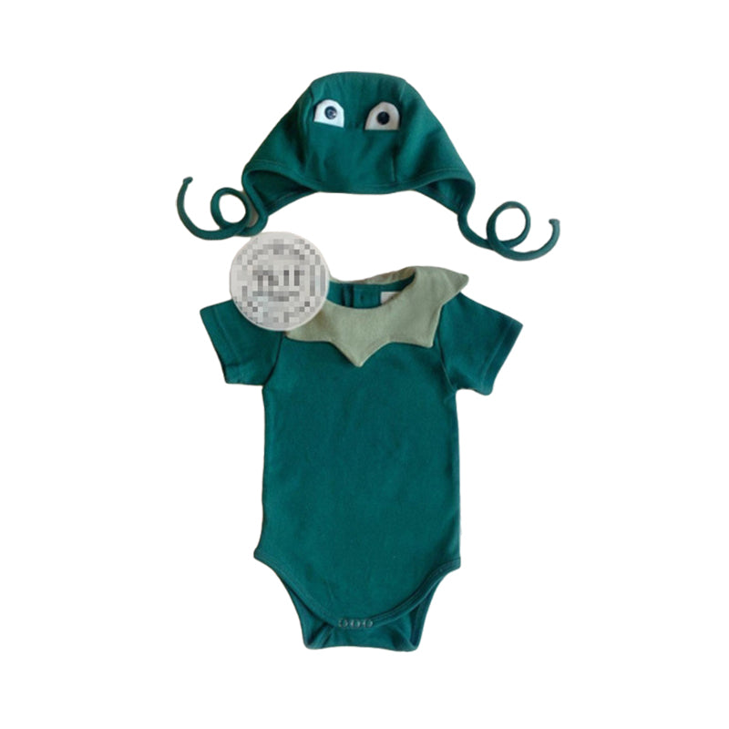 Baby Unisex Cartoon Rompers Hats Wholesale 220530122