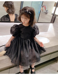 Load image into Gallery viewer, Baby Kid Girls Solid Color Bow Dresses Wholesale 220530129
