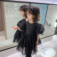 Load image into Gallery viewer, Baby Kid Girls Solid Color Bow Dresses Wholesale 220530129
