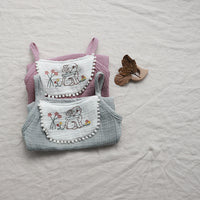 Load image into Gallery viewer, Baby Girls Flower Animals Embroidered Rompers Wholesale 220530180
