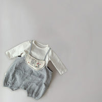 Load image into Gallery viewer, Baby Girls Flower Animals Embroidered Rompers Wholesale 220530180
