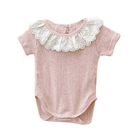 Load image into Gallery viewer, Baby Girls Color-blocking Rompers Wholesale 220530183
